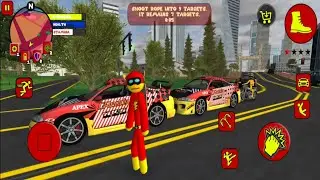 Flash Speed Stickman Rope Hero Vegas Crime Simulator