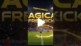 free kicks magical in football