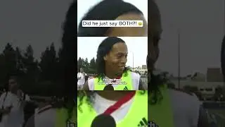 Ronaldinho FLIRTING with TWO beautiful Interviewers! 😂🔥