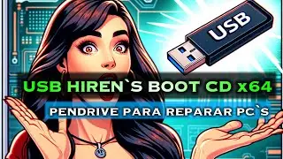 Cómo Crear USB de Hiren`s Boot CD PE x64 2024 ¡Arranca y Repara tu PC!