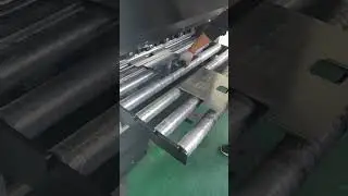 Metal sheet plate in the leveling process #leveling #leveler