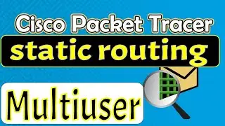 static routing configuration using multiuser function in cisco packet tracer: a ccna lab