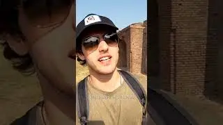 Luke Damant explores Lahore fort in Pakistan 🇵🇰 #shorts