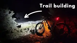 Marking a new bike trail AT NIGHT - Tips along the way