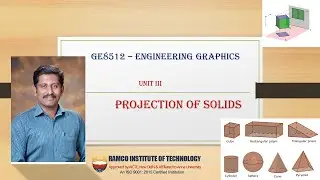 GE8152 Engineering Graphics - Projection of Solids-Note on Solids Resting Condition on HP|