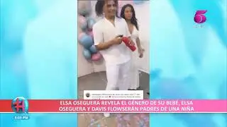 Elsa Oseguera y Davis Flow revelan el género de su bebé