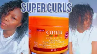 How to use CANTU CURLING CREAM FOR SUPER CURLS.