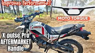 X-PULSE pro Moto-torque Handle Installation | Better than stock? |Riding review
