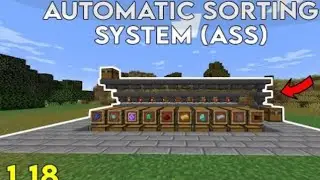 Minecraft 1.18 Automatic Sorting System