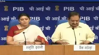 Press Conference by the Union HRD Minister, Smt. Smriti Irani