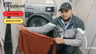 Whirlpool Front Load Washing Machine Demo/Whirlpool Washing Machine Use Kaise Kre