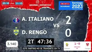AUD 2-0 REN | Con suspenso, MICHAEL FUENTES Vadulli aumenta para AUDAX ITALIANO ante Rengo