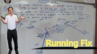 What Is Running Fix In Navigation 🧭 #study #exam #imucet