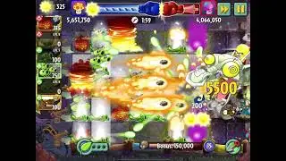 Pvz2 - strategy for high score - over 44,600,000