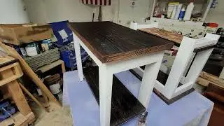Oversized Yakisugi/Shou Sugi Ban Farmhouse Styled End Tables