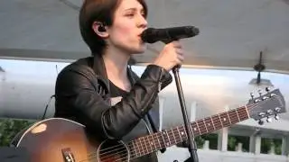 4/15 Tegan & Sara - The DeLorean + Sara Lisping + WWAG @ Del Crary Park, Peterborough, ON 7/23/14