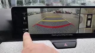 Mazda CX-90 2024 года: режим сквозного обзора в автомобильной камере 360&deg;
