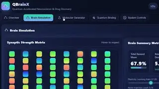 Quantum computing & AI Project - simulating neural activity and response to chemicals in Python