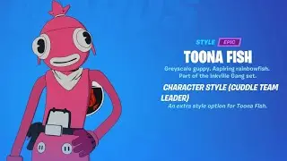 Fortnite -  How To Unlock Toona Fish Cuddle team Leader Style!