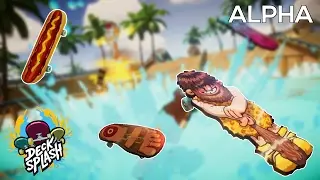 SKATE + SPLATOON = FUN  || Decksplash Alpha Gameplay