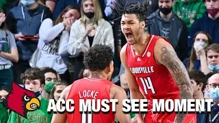Louisville's Dre Davis' Alley Oop Gives The Cards The Lead & A Jolt | ACC Must See Moment