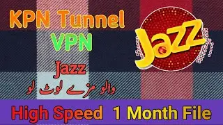 Jazz Free Internet | KPN Tunnel VPN Fresh High speed Monthly File | WAMFY TECH | 2021 New Trick