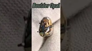 Australian Boulder Opal #teamrockit #opal #boulderopal #australianopal #lapidary #queensland