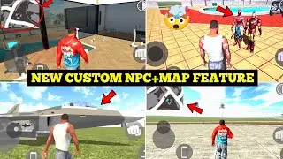 Custom Npc Feature Cheat Code in Indian Bike Driving 3D 🤯🔥| New Mini Map Chest code  | Harsh in Game