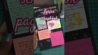 Lyrics That Remind Me of You 🎶✨#songlyrics #scrapbook #lovesong #feeling #diy #shortsvideo