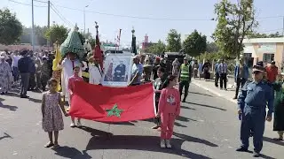ٱسفي : موكب تبديل غطاء ضريح مولاي عبد الرحمان مول البركي بمناسبة موسمه السنوي.