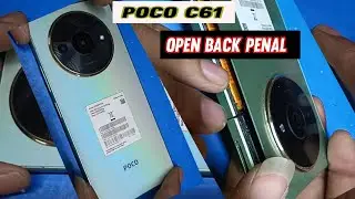 Poco C61 open back panel ||how to open poco C61 mobile phone||