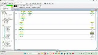 belajar mebuat ladder logic dan simulasi , RsLogix500