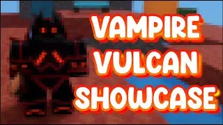 New Vampire Vulcan Kit Skin Showcase (Roblox Bedwars)