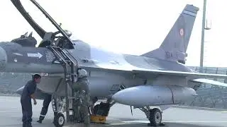 Primele două aeronave F-16 Fighting Falcon au ajuns în România