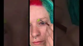 Rainbow Brows 🌈 #makeuptutorial #makeupamurder #brows