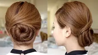 Sophisticated Twisting Bun Hair Tutorial