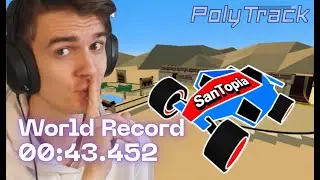 Polytrack Santopia WR Can You Beat This ? Polytrack Custom Track #polytrack  #trackmania #wirtual