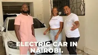 Driving Electric Car for The First Time in Nairobi Kenya - Africa