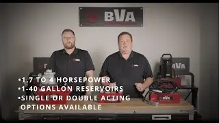 BVA Air Pump Options Explained: Horsepower, Reservoir Sizes & Configurations