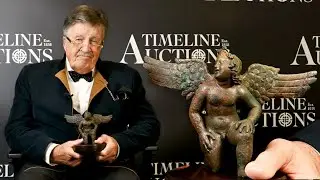Lot 146 Roman Bronze Winged Eros With Tim Wonnacott