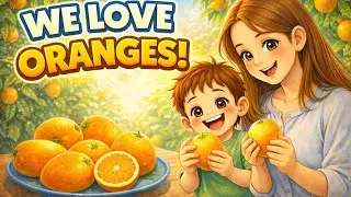 Orange Story for Kids 🍊 | Healthy Food Rhyme 