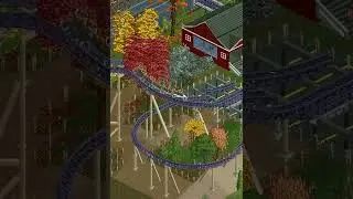 OpenRCT2 Launched Rollercoaster: Autumn's Kiss!