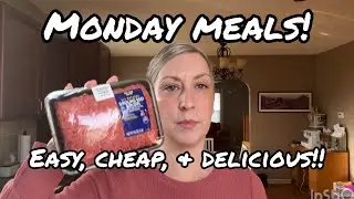 Блюда на понедельник! Готовим вместе с мамой легко, вкусно и недорого #easymeals