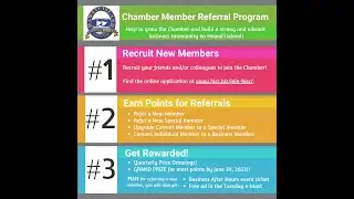 Learn about the Chamber's Member Referral Program!