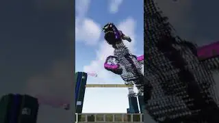 Remaking The Nether | Minecraft Theme Park #short #themepark #rollercoaster #minecraft #mods