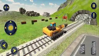 Railroad Tunnel Construction: Rail Drill - Bulldozer For Construction Of Railway Tunnels