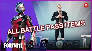 ALL FORTNITE SEASON 6 BATTLE PASS REWARDS (CHAPTER 2)