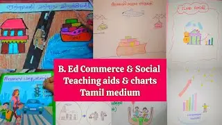 commerce & social B.Ed charts / tamil medium