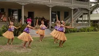 Traditional Hawaiian Hula Dance with Pu'ili Bamboo Sticks