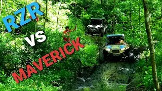 Maverick vs RZR 1000 in the Mud